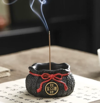 Incense Stick Holder Base Incense Burner Household Indoor Sandalwood Agarwood Incense Burner Tea Ceremony Aromatherapy Burner Incense Offering Ornament