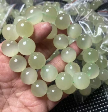 Manufacturer Jade Bracelet Afghan Jade Ice Species Cat's Eye Bracelet Multiple Styles Green White Jade Cat's Eye Bracelet Live Stream Goods
