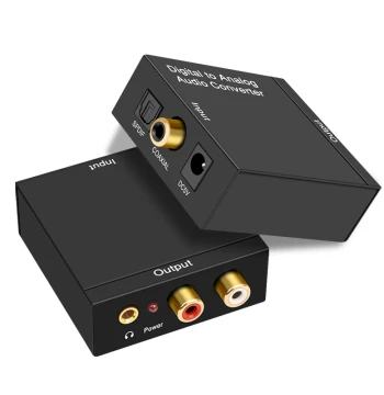 Audio Converter for Hisense Skyworth Xiaomi Sony TCL TVs Digital Audio Converter Multifunctional