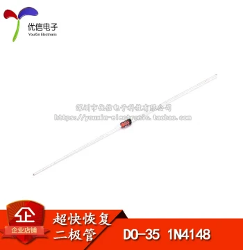 Diode 1N4148 Through-Hole Diode (Glass Encapsulated) Switching Diode (100 Pieces)