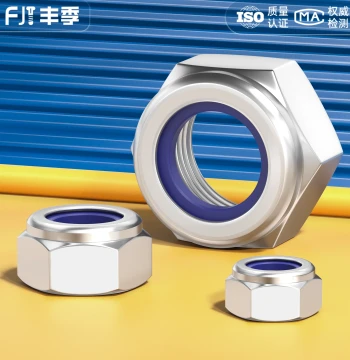 304/201/316 Stainless Steel Lock Nuts, Hex Anti-Loose & Anti-Slip Nylon Self-Locking Nuts, M3/M4/M5/M6
