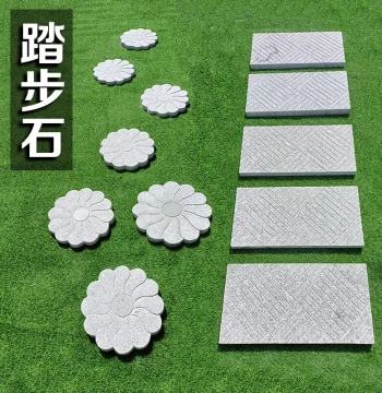 Garden Stepping Stones, Courtyard Treading Stones, Bluestone Slabs, Lawn Footstones, Outdoor Decorative Non-Slip Stones, Flower Millstones