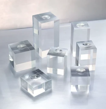 Acrylic Transparent Jewelry Display Stand, Crystal Glass Sphere Showcase, Ball Ornament Holder for Pearls and Minerals