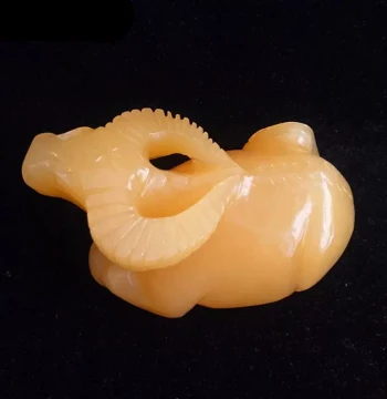 Selected Beige Jade Chinese Zodiac Set of 12 Small Ornaments: Rat, Ox, Tiger, Rabbit, Dragon, Snake, Horse, Sheep, Monkey, Rooster, Dog, Pig