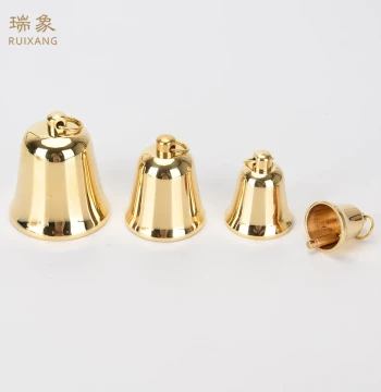 Ruixiang Brass Bell Feng Shui Small Copper Bell Christmas Pet Bell Six-Character Mantra Copper Bell Wind Chime Ornament