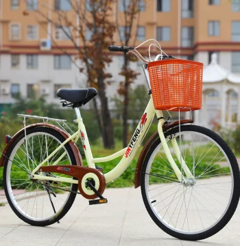 Bicycle Women's Commuter Lightweight Men Women Commuter 24 Inch 26 Inch Adult College Student Solid Tire Adult Bike
