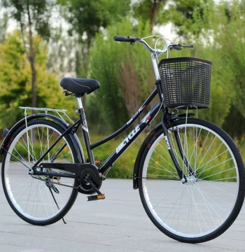 Adult Bicycle for Men and Women, 24-inch and 26-inch Retro Commuter Bike, Lightweight Universal Cycle for Seniors