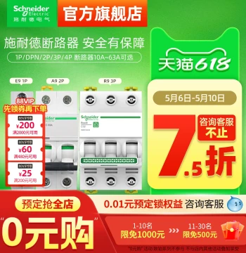 Schneider Electric Residential Mini Circuit Breaker with Leakage Protection - Official Flagship Store Main Switch