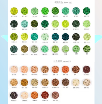 B.G Color Series Posuo Fusion Beads - MARD Yellow Beans, DODO, Xiao Wu, COCO Same Source 2.6mm Small Bead Refill Pack