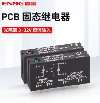 ENMG Pin-Type PCB Single Row Solid State Relay - DC Control DC 24V 5A / AC 220V
