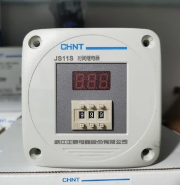 CHNT JS11S Digital Display Time Relay Timer (3-Digit: 99.9S, 999S, 999Min) for 220V/380V