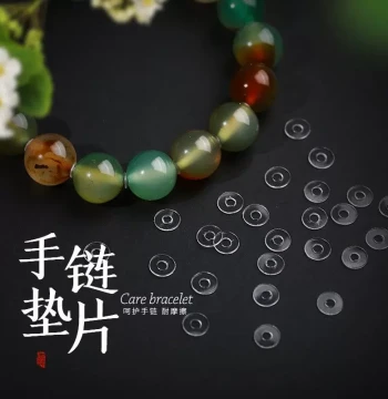 Transparent Ultra-Thin Bracelet Spacers Crystal Gaskets High-End Imported PP Spacers for Wenwan Pearls and Gems Extra Thin Invisible Shims