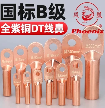 Phoenix DT National Standard Grade A Thickened Copper Lugs Pure Copper Wire Terminals Cable Cold Press Terminals