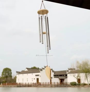 New Chinese Style 6-Tube Modern Minimalist Daily Gift, Bedroom Balcony Hanging Ornament, Girls' Gift Musical Wind Chime