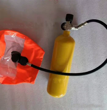 Flame-Retardant Breathing Self-Rescue Protector Fire Escape Air Supply Mask Fire Scene Dense Smoke Filtering Respirator