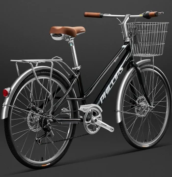 Phillips Commuter Bicycle, Women's/Men's Adult Urban Variable Speed Lightweight Bike for Work/School, 26-inch/24-inch