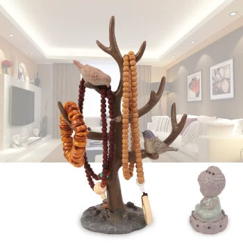 Entryway Bracelet Rack: Storage Stand for Cultural Playthings, Watches, Buddhist Beads, Necklaces, and Home Jewelry Display Props