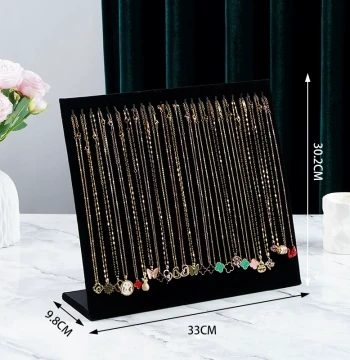 Necklace Bracelet Display Stand Jewelry Hanging Rack Jewelry Display Storage Necklace Board Jewelry Props Earring Ring Pendant