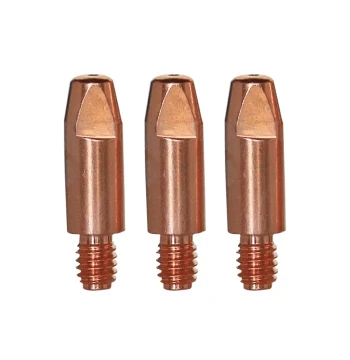Jasic MIG Welder Contact Tip Accessories: Purple Copper Contact Tips for Panasonic CO2 Gas Shielded Welding Guns