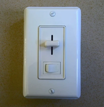 120-Type US Standard Slide Dimmer Switch, LED Triac Dimmer with UL Certification, 110-277V