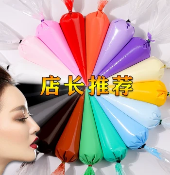 Cream Glue DIY Material Kit for Phone Cases Handmade Supplies Macaron Color Stationery Box Hair Clips 100g