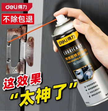 Deli Rust Remover Metal Quick Cleaning Lubricant Powerful Iron Rust Removal Prevents Door Squeaks Lock Hinge Screw Loosening