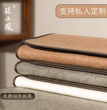 Zhang Xiaofeng Felt Calligraphy Desk Mat: Wool Felt Tablecloth for Brush Writing, Four Treasures of the Study, and Chinese Painting Practice for Beginners