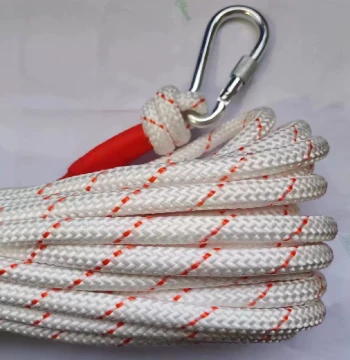 Fire Rope Emergency Rescue Escape Self-Rescue Insurance Rope Outdoor Rescue Safety Rope Double Hook Steel Wire Rescue Rope