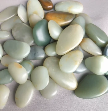 Hetian Jade Raw Stone Pendant, Green-White and White Jade Pendant, Shaped Raw Material, Authentic Product Verified, Supports Nationwide Re-inspection
