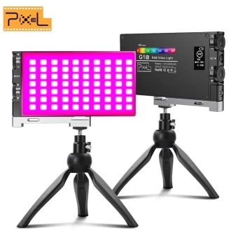 Pixel G1S RGB LED Photography and Videography Light – Compact, Portable On-Location Fill Light with 12 Lighting Effects