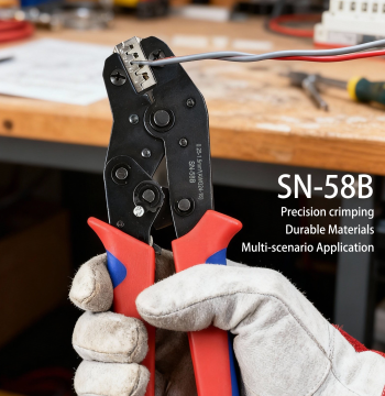 SN-58B Pliers with Insert Terminals, Jaw 2546B Pliers, Jaw 02C, 06WF Series, Complete SN Set Available - Model 6