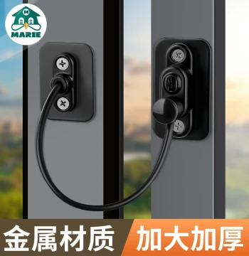 Window Lock Child Safety Lock High-Rise Fall Protection Sliding Limiter Window Lock Outward Opening Anti-Theft Window Latch