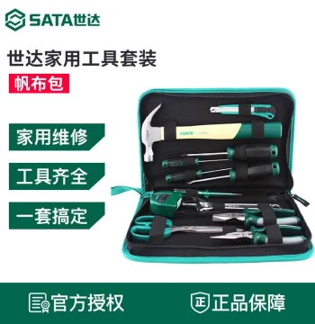 Sata Household Tool Set, Multi-function Daily Home Repair Screwdriver Wrench Hardware Kit DY06018