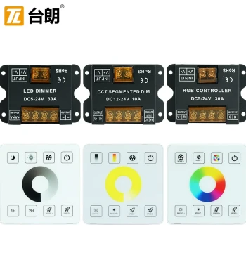 86 Dimming Panel 12V Low Voltage 24V Controller Tri-Color Dual Color Temperature Full Color RGB LED Strip Stepless Switch