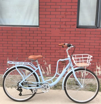 Coffee Bicycle Men's Women's Adult Lightweight 26-inch City Retro Commuter Bike for Work and Daily Travel