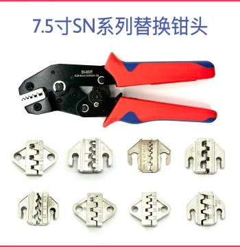 SN Series Crimping Tool Die Heads, Jaw Modules, Crimping Tool Accessories Kit 6mm 4mm