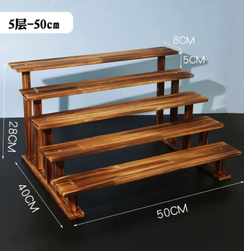Vintage Display Rack Antique Collectibles Ceramic Teacup Storage Solid Wood Shelf Small Flower Stand Blind Box Stand Small Ornament Display