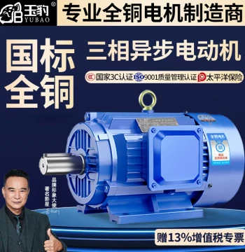 Full Copper Three-Phase Asynchronous Motor 11/15/18.5/22/30/37/45 kW 55KW National Standard 380V Motor