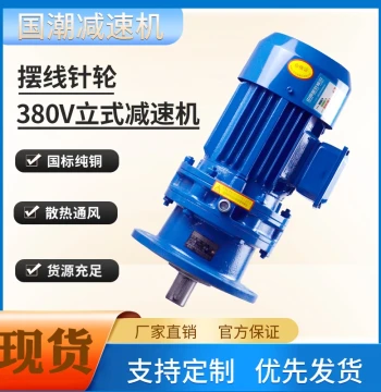 Cycloidal Pinwheel Reducer Vertical Horizontal Small Reducer 380V All-Copper National Standard Copper Core Motor Integrated Unit