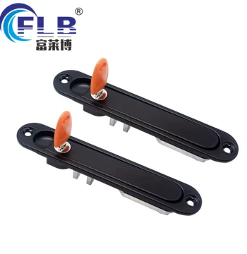 Fulaibo Diamond Mesh Screen Window Handle, Casement Screen Anti-Theft Lock, Invisible Lever Lock, Gear Lock, Single-Key Lock