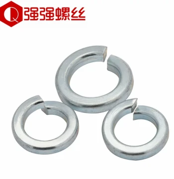 Blue-Zinc Plated Spring Lock Washer, Split Washer, Spring Shim, Hangtan Brand M3 M4 M5 M6 M8 M10 M12 M14 M16