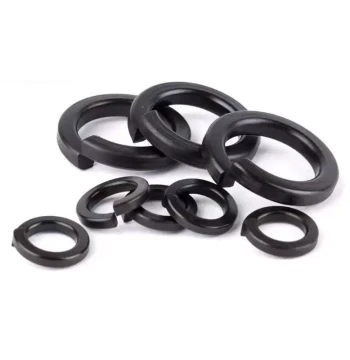 Free Shipping Grade 8.8 GB93 High-Strength Split Spring Lock Washers, Black Finish, Anti-Slip M3-M100