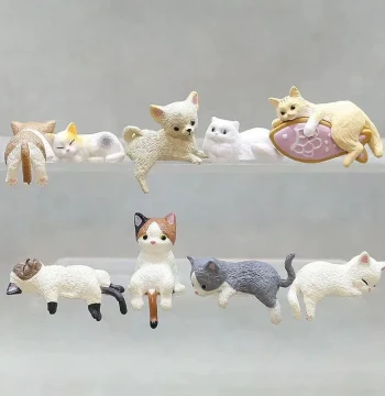 Kawaii Cat Miniature Ornaments Kitten Figurines Model Gifts