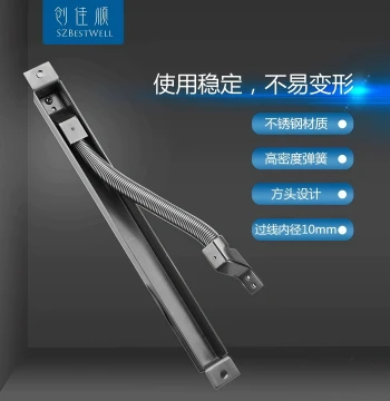 Chuangjiashun 304 Stainless Steel Access Control Wire Protector Tube for Doors and Windows, Accommodates Up to Two Ethernet Cables