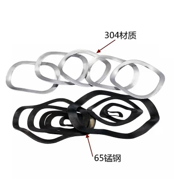 Three-Peak Washer 65Mn Steel Multi-Wave Shim Corrugated Washer Bearing Spring Washer M4 M5-M118 Wave Type