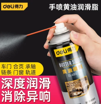 Deli Liquid Butter Spray Lubricant for Door Locks, Mechanical Hinges, Car Doors, Windows, and Tracks - Eliminates Squeaking
