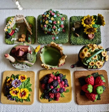 Live Stream Exclusive Slightly Flawed Resin Crafts, Home Decor Unique Sale, Retro Fuli Window Garden Ornaments