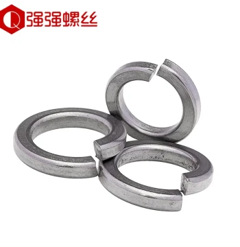 Qiangqiang 304 Stainless Steel Split Lock Washers Spring Washers Ø2-Ø24