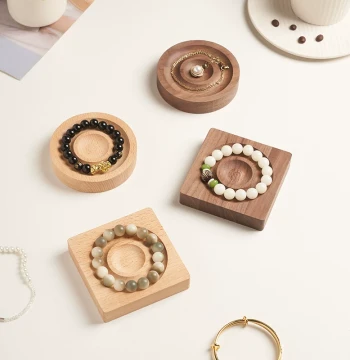 Jewelry Display Tray, Wooden Jewelry Tray, Beading Tray, Bracelet Bangle Display Stand, Cultural Plaything Storage Display Rack