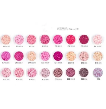 E-Series Poso Perler Beads MARD Yellow Beans DODO Xiao Wu COCO Same Style Source 2.6mm Small Bean Refill Pack